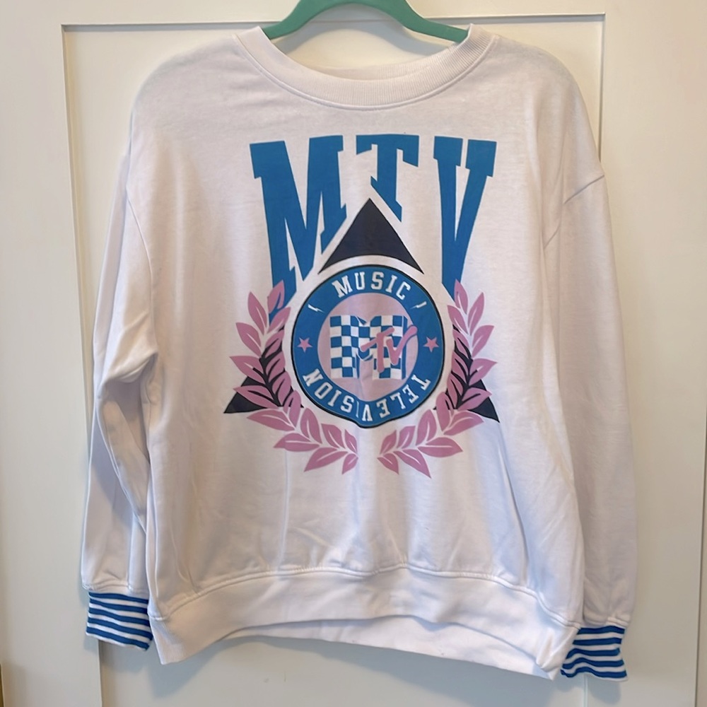 MTV Vintage White Crewneck